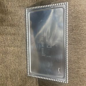 Mudpie silver mail tray